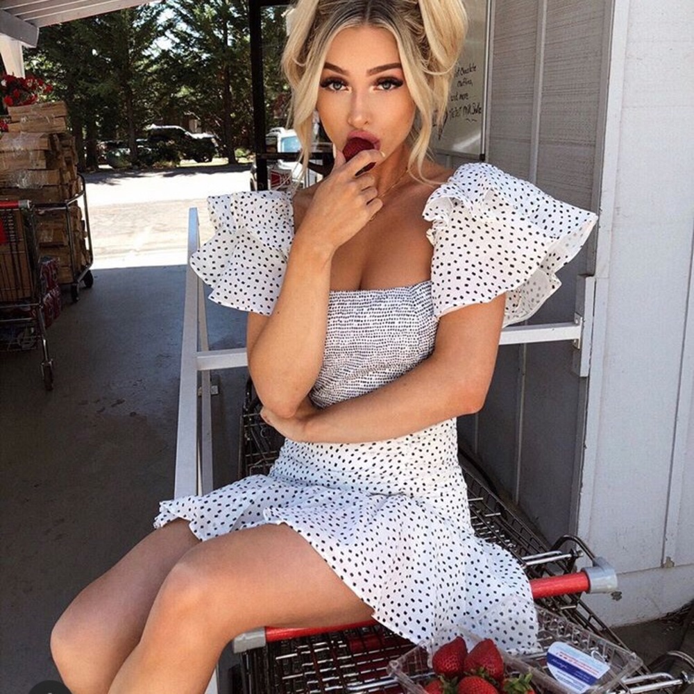 Polka dot dress - Picture 3 of 7